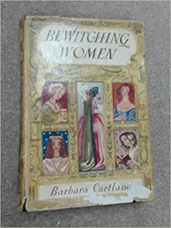 Book cover for "Bewitching Women" by Barbara Cartland