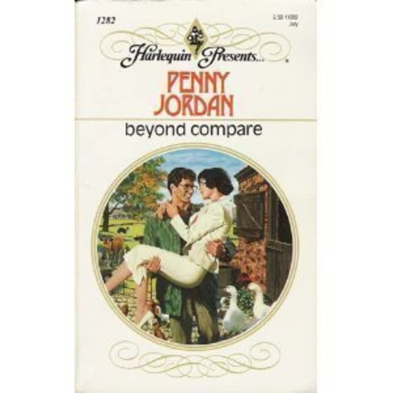 Book cover for "Beyond Compare" by Penny Jordan