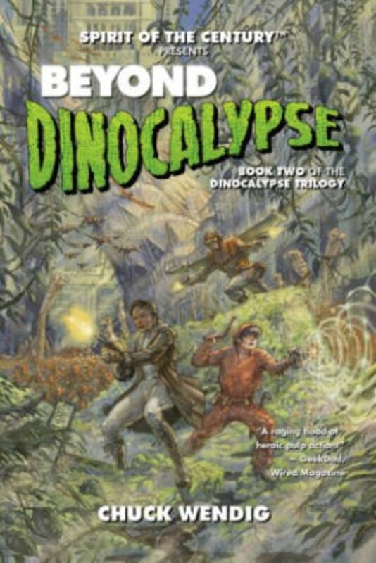 Book cover for "Beyond Dinocalypse" by Chuck Wendig