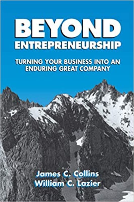 Book cover for "Beyond Entrepreneurship"