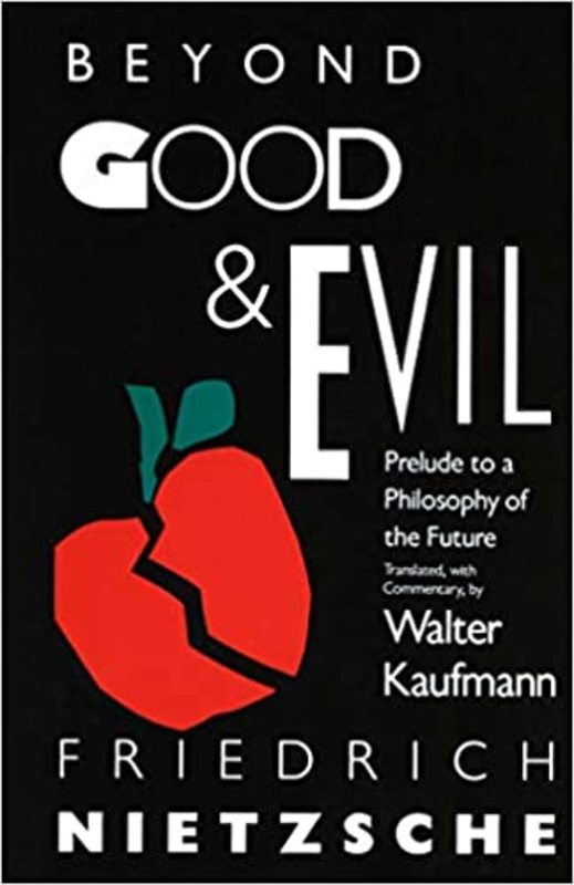 Book cover for "Beyond Good And Evil" by Friedrich Nietzsche