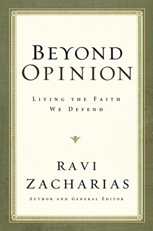 Book cover for "Beyond Opinion"