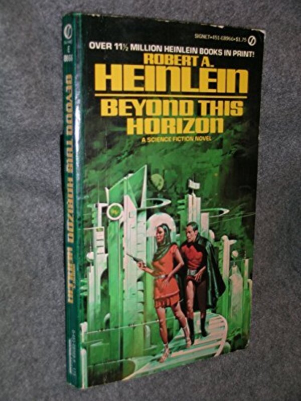 Book cover for "Beyond This Horizon" by Robert A Heinlein