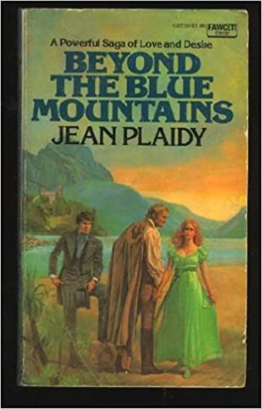 Book cover for "Beyond the Blue Mountains" by Jean Plaidy