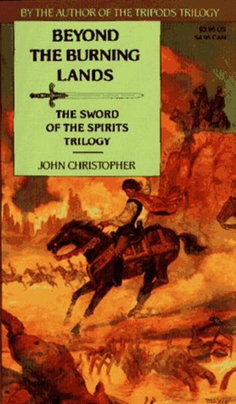 Book cover for "Beyond the Burning Lands" by John Christopher
