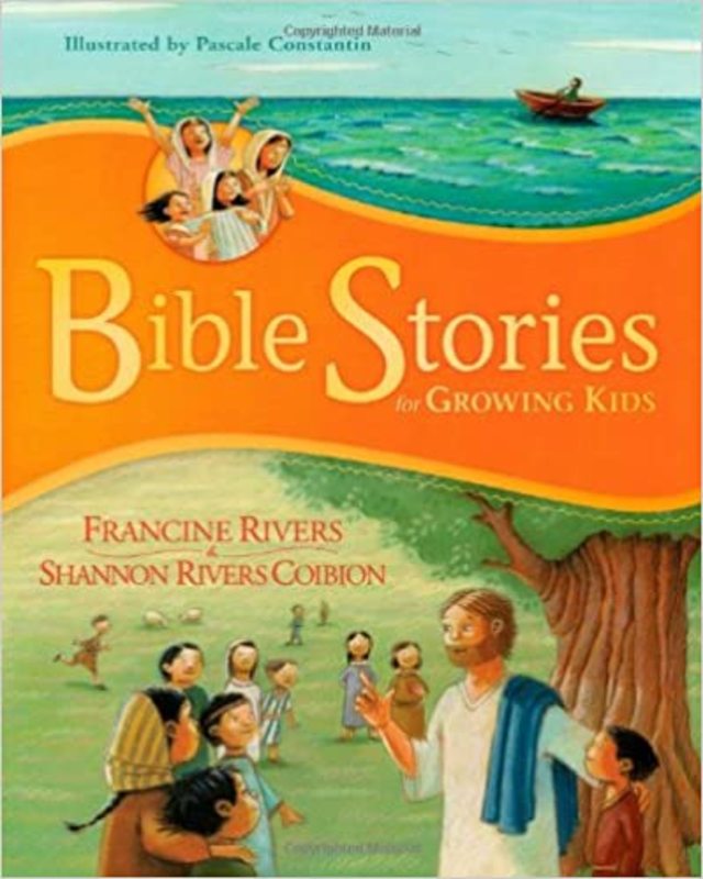 Book cover for "Bible Stories for Growing Kids" by Francine Rivers