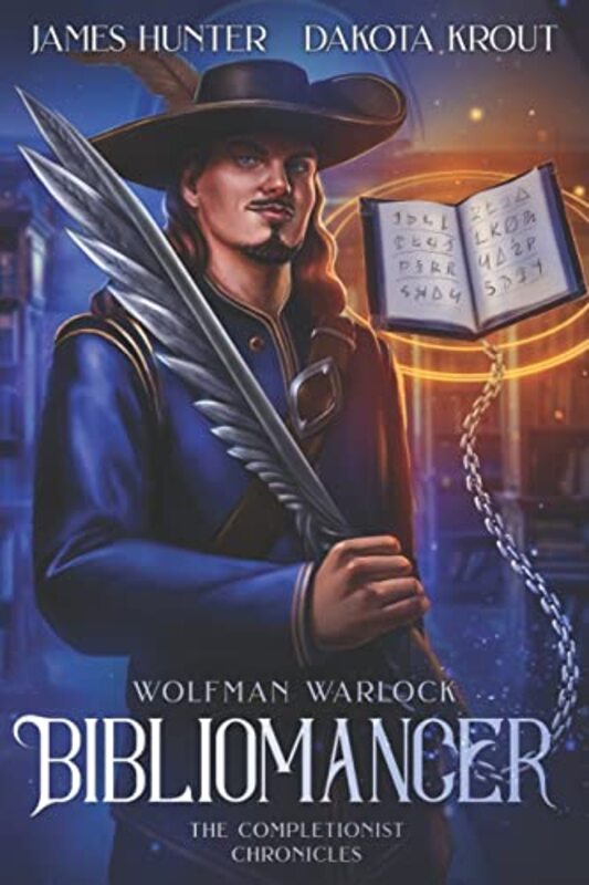 Book cover for "Bibliomancer" by James A Hunter
