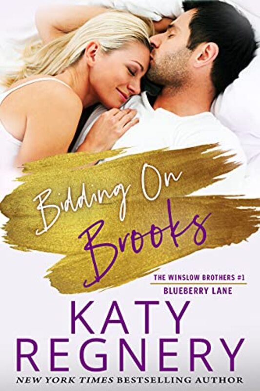 Book cover for "Bidding on Brooks" by Katy Regnery