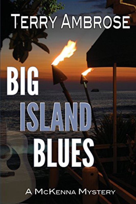 Book cover for "Big Island Blues" by Terry Ambrose