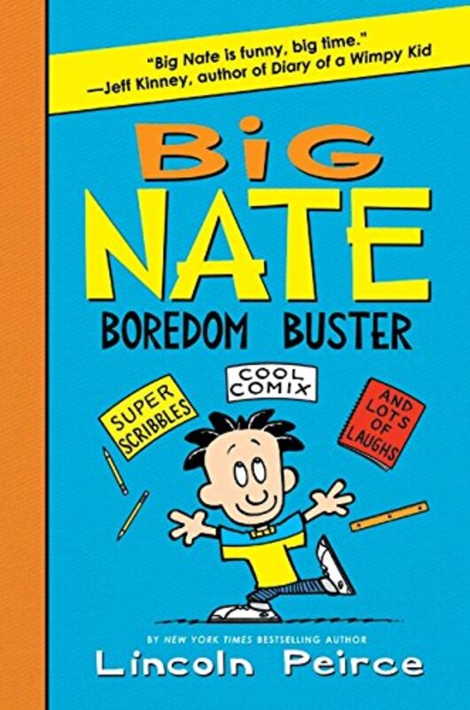 Book cover for "Big Nate Boredom Buster" by Lincoln Peirce