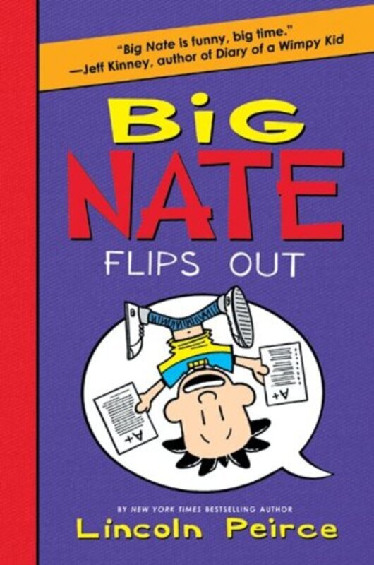 Book cover for "Big Nate Flips Out" by Lincoln Peirce