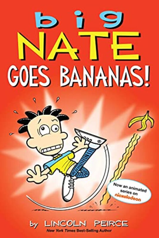 Book cover for "Big Nate Goes Bananas!" by Lincoln Peirce