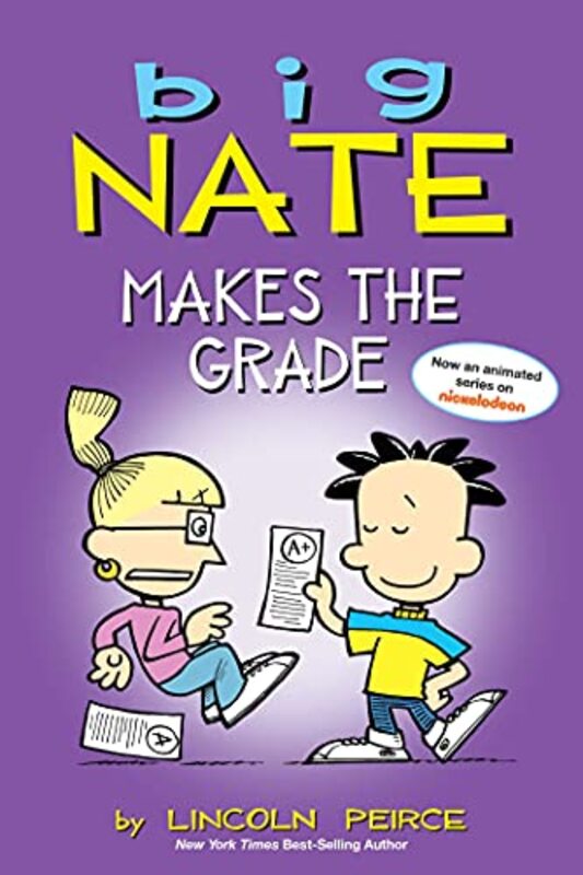 Book cover for "Big Nate Makes the Grade" by Lincoln Peirce