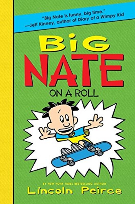 Book cover for "Big Nate on a Roll" by Lincoln Peirce