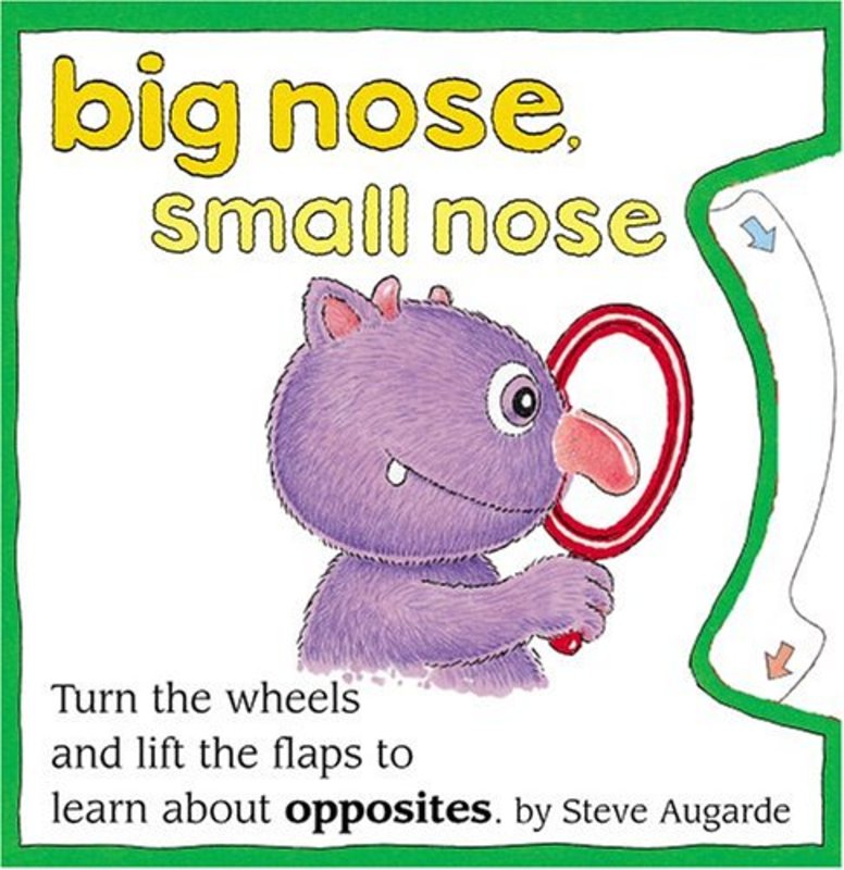 Book cover for "Big Nose, Small Nose" by Steve Augarde