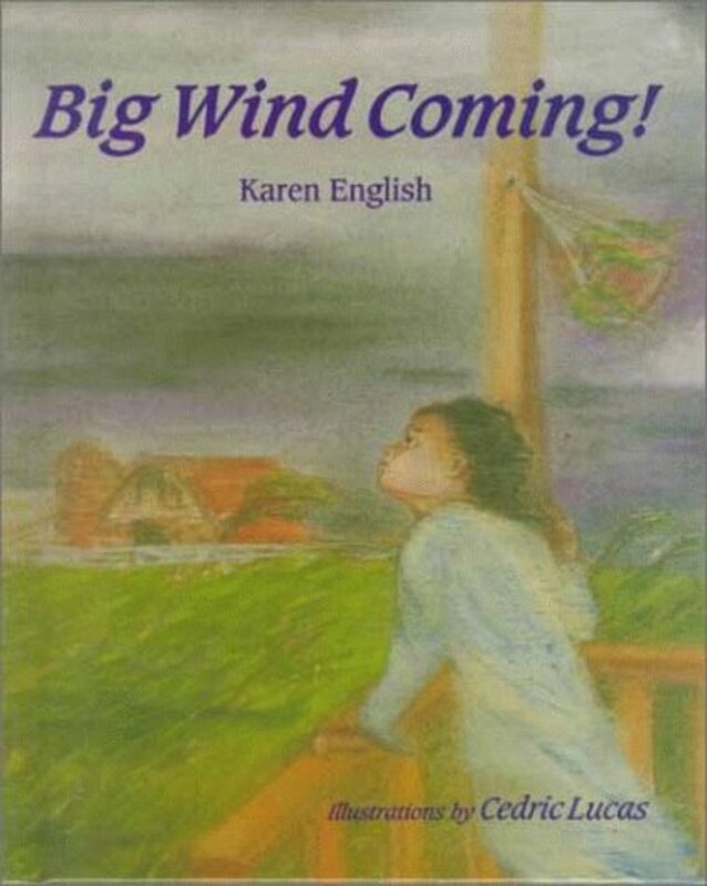 Book cover for "Big Wind Coming!" by Karen English