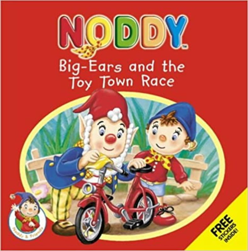 Book cover for "Big-Ears And The Toy Town Race" by Enid Blyton