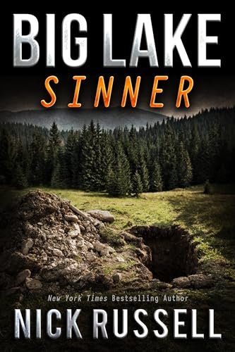 Book cover for "Big Lake Sinner" by Nick Russell