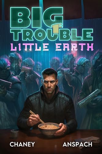 Book cover for "Big Trouble, Little Earth" by Jason Anspach
