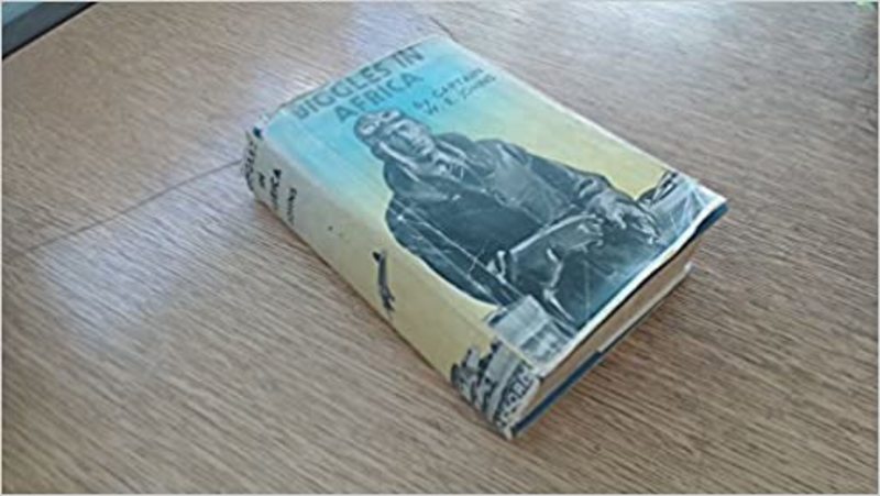 Book cover for "Biggles in Africa" by Captain WE Johns