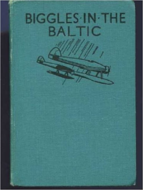 Book cover for "Biggles in the Baltic" by Captain WE Johns