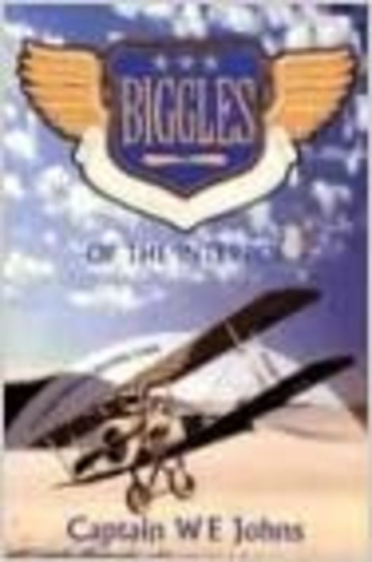 Book cover for "Biggles of the Interpol" by Captain WE Johns