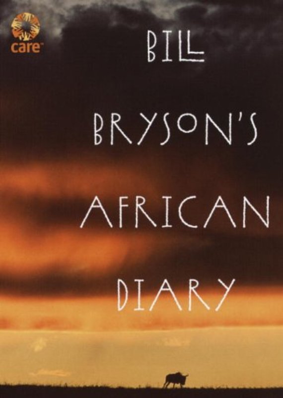 Book cover for "Bill Bryson's African Diary" by Bill Bryson