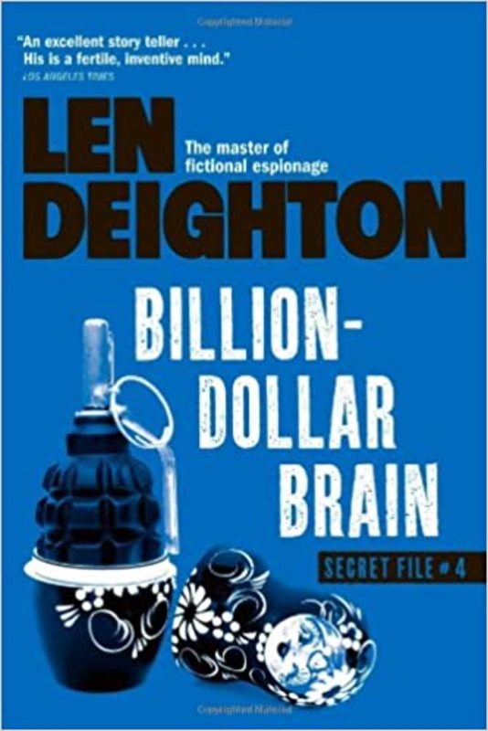 Book cover for "Billion-Dollar Brain" by Len Deighton