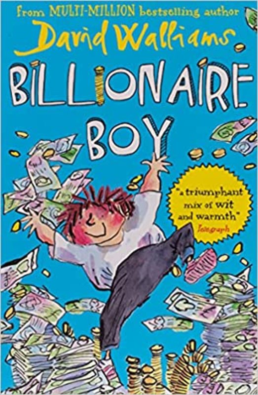 Book cover for "Billionaire Boy" by David Walliams