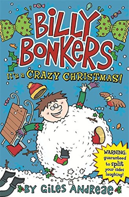 Book cover for "Billy Bonkers: It's a Crazy Christmas" by Giles Andreae