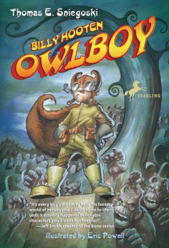 Book cover for "Billy Hooten, Owlboy" by Thomas E Sniegoski