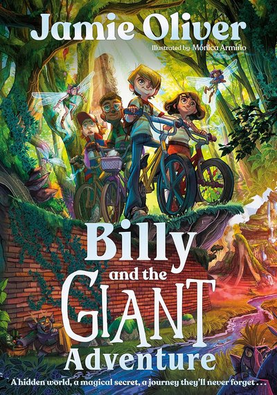 Book cover for "Billy and the Giant Adventure" by Jamie Oliver