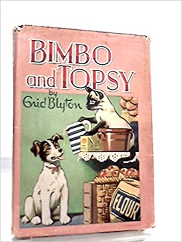 Book cover for "Bimbo and Topsy" by Enid Blyton