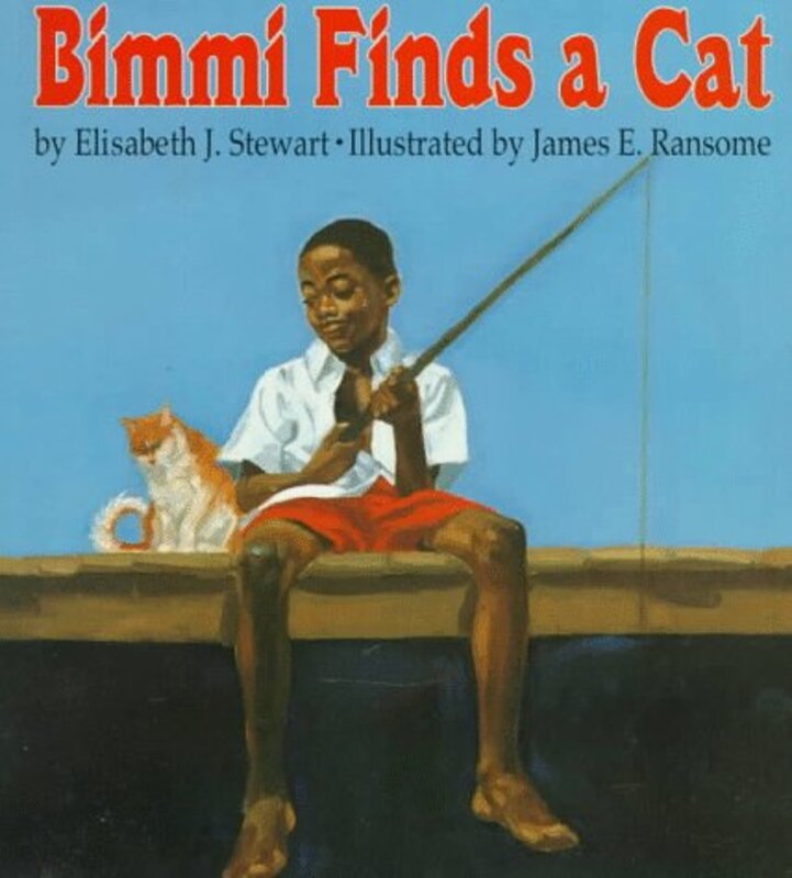 Book cover for "Bimmi Finds a Cat" by James E Ransome
