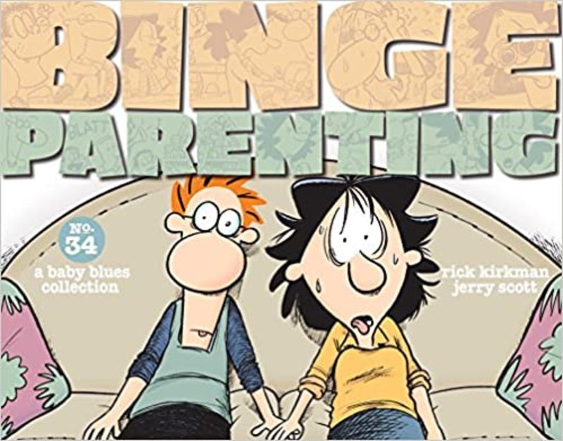 Book cover for "Binge Parenting" by Rick Kirkman