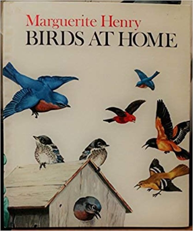Book cover for "Birds at Home" by Marguerite Henry