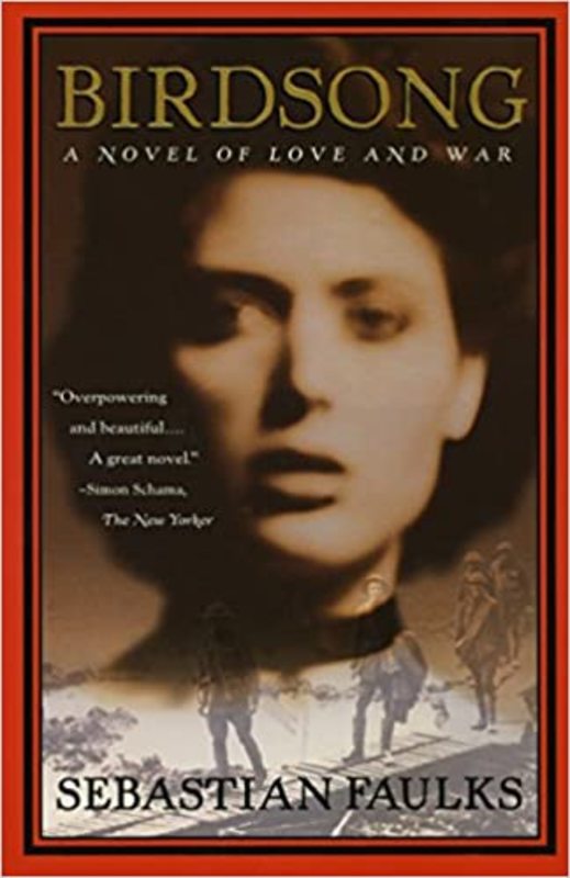 Book cover for "Birdsong" by Sebastian Faulks