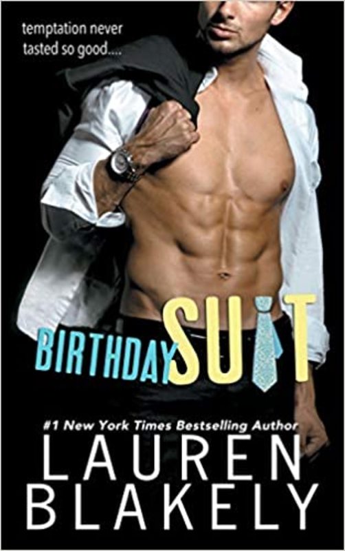 Book cover for "Birthday Suit" by Lauren Blakely