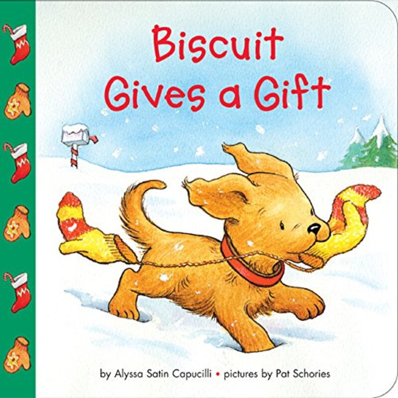 Book cover for "Biscuit Gives a Gift" by Alyssa Satin Capucilli