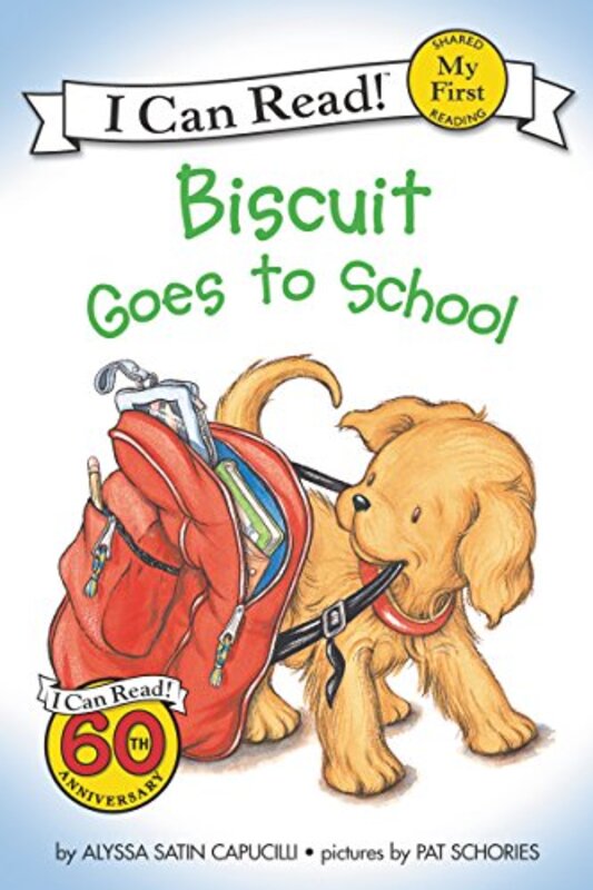 Book cover for "Biscuit Goes to School" by Alyssa Satin Capucilli