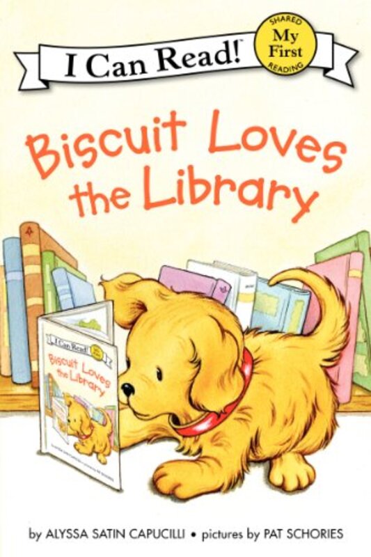 Book cover for "Biscuit Loves the Library" by Alyssa Satin Capucilli