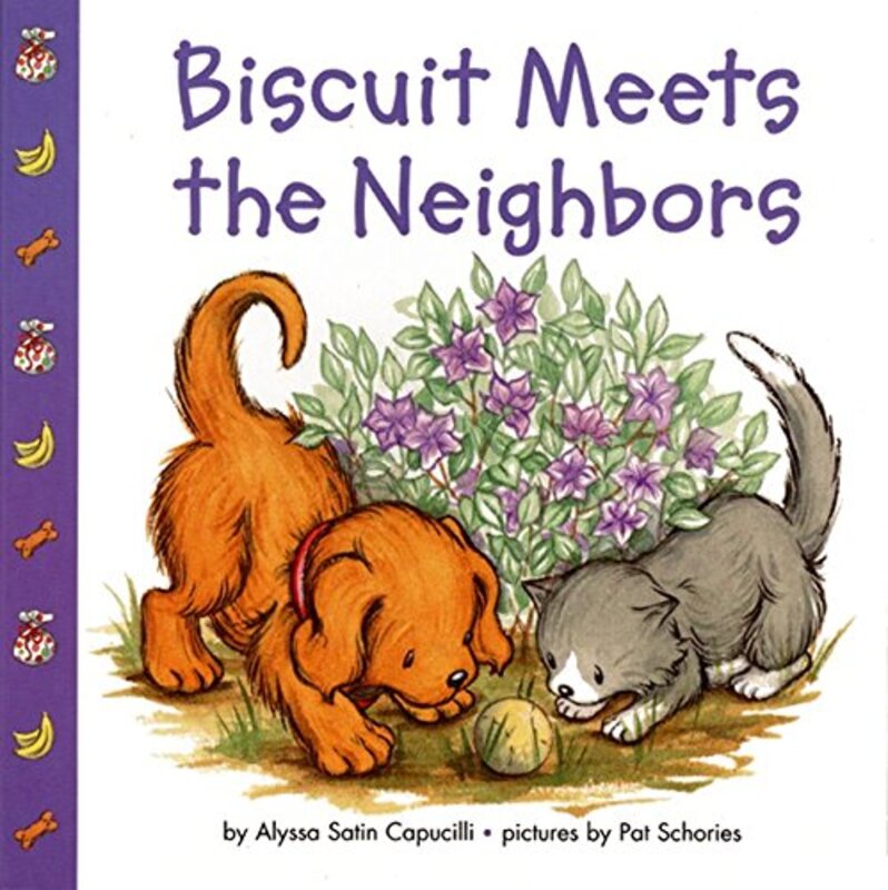 Book cover for "Biscuit Meets the Neighbors" by Alyssa Satin Capucilli