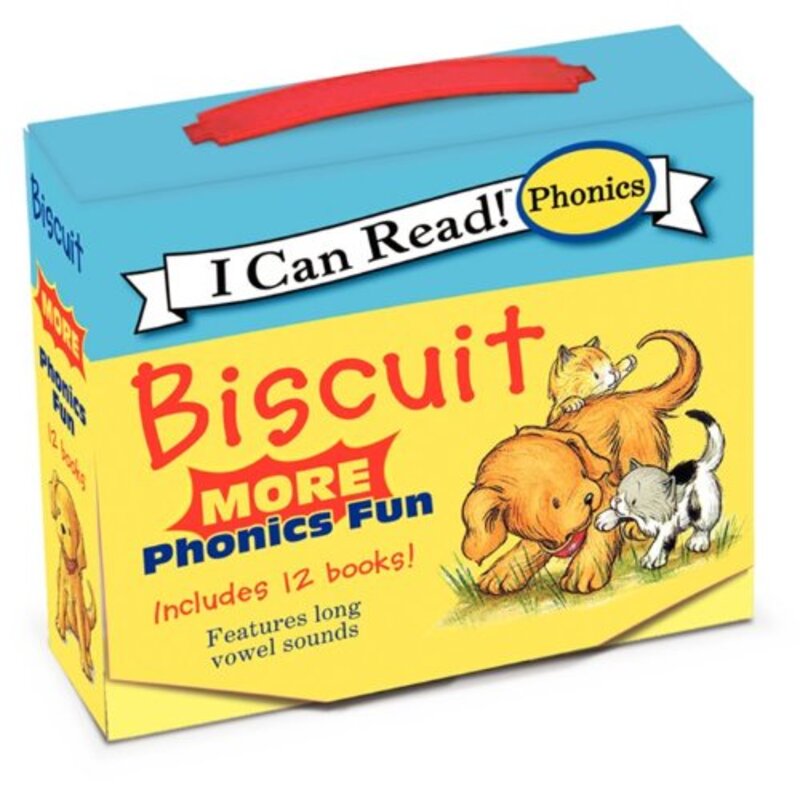 Book cover for "Biscuit More Phonics Fun" by Alyssa Satin Capucilli