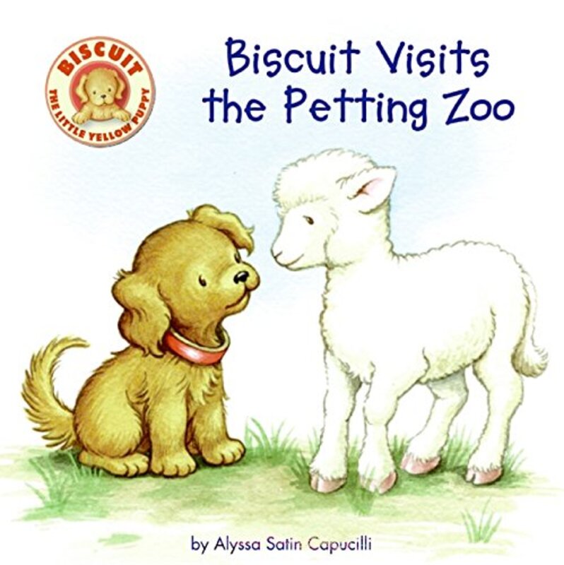 Book cover for "Biscuit Visits the Petting Zoo" by Alyssa Satin Capucilli