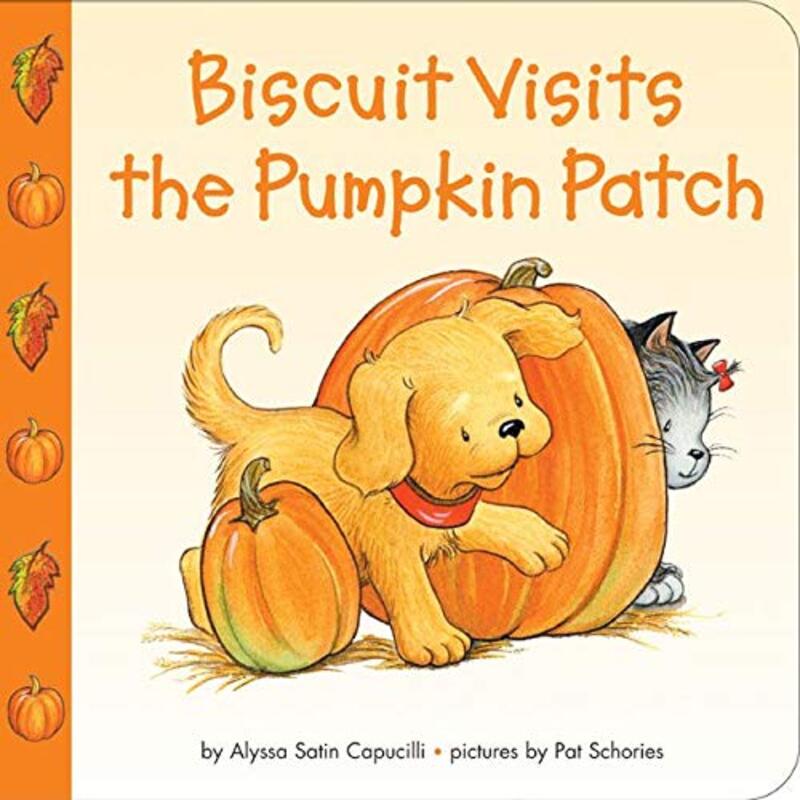 Book cover for "Biscuit Visits the Pumpkin Patch" by Alyssa Satin Capucilli