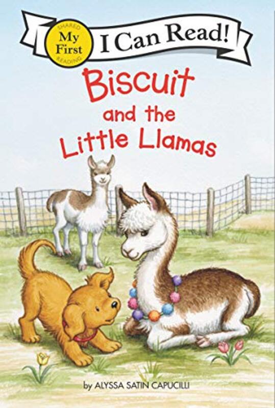 Book cover for "Biscuit and the Little Llamas" by Alyssa Satin Capucilli