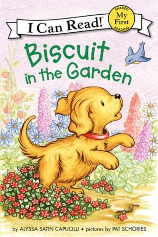 Book cover for "Biscuit in the Garden" by Alyssa Satin Capucilli