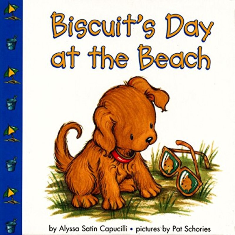 Book cover for "Biscuit's Day at the Beach" by Alyssa Satin Capucilli