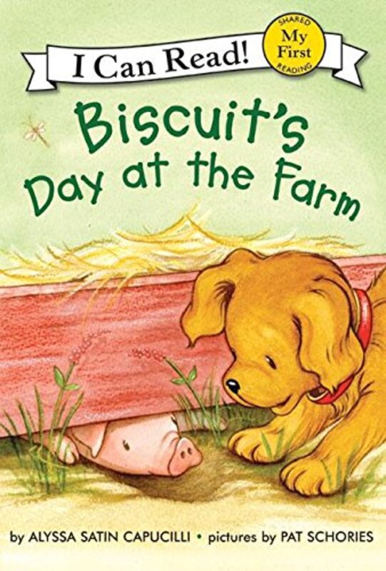Book cover for "Biscuit's Day at the Farm" by Alyssa Satin Capucilli
