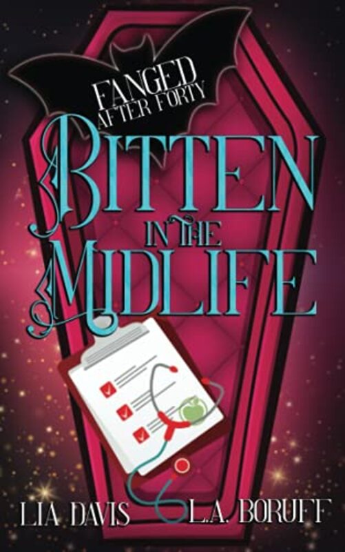 Book cover for "Bitten in the Midlife" by Lia Davis